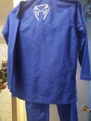 Venom Contender BJJ GI SIZE C2 Blue With White Belt Complete