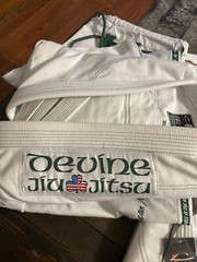 Custom design (Divine Jiu Jitsu) Fugi brand Gi
