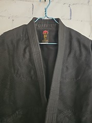 ProForce Gladiator 2-piece Karate Uniform GI #3 (5’6″/150lbs) Black 100% Cotton