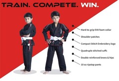 Brazilian Jiu Jitsu BJJ Gi Kimono Attila series Lightweight by Vector Kid Sz K-3