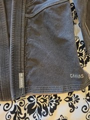 EUC WAR TRIBE GEAR GI 10oz Canvas Jiu Jitsu Martial Arts UNISEX W1 SPART Gray