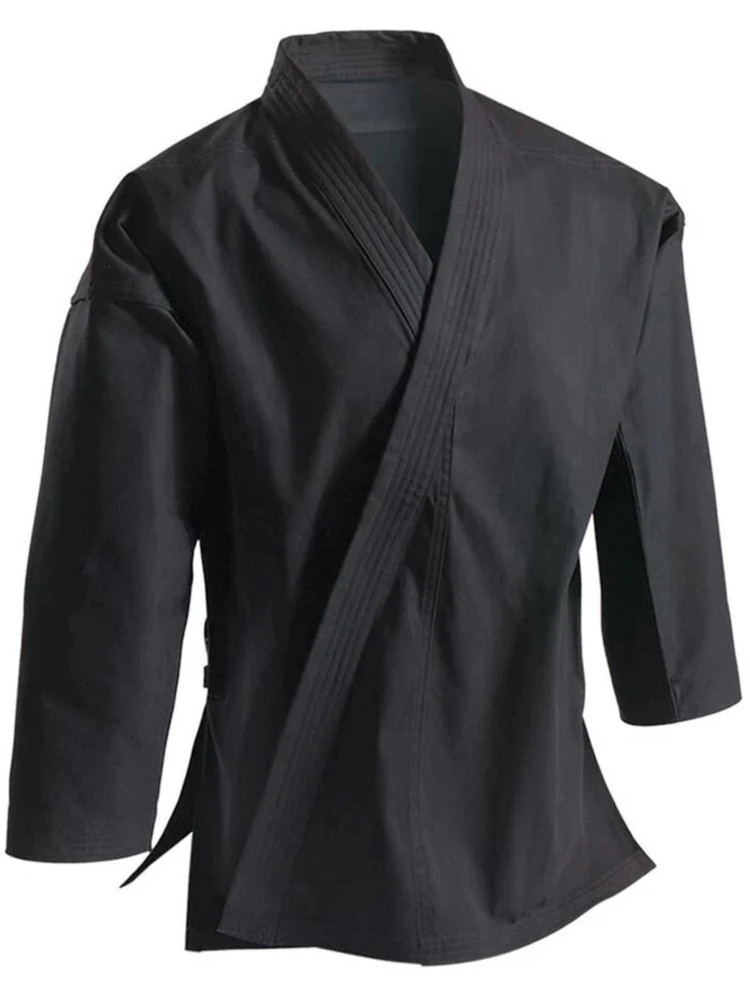 Thapur Sports Elite Heavyweight Karate Uniform Gi – 14 oz – Black/Red/Blue