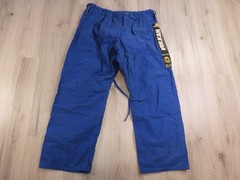 Vulkan Jiu Jitsu Pants Men A2 32×25 Blue Drawstrings Heavy 100% Cotton Loose Fit
