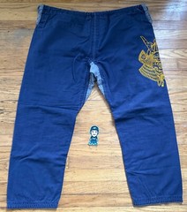 2014 SHOYOROLL 7TH SON V2 NAVY BLUE GI BATCH #33 LUKE STEWART JIU JITSU BJJ A3H