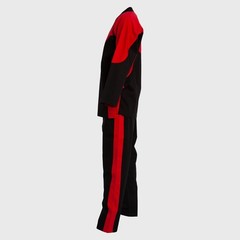 ProForce Demo Team II Karate Uniform Medium Weight Size 3 Red/Black 5’6″ – 5’8″