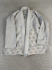 Shoyoroll BJJ Jiu Jitsu Kimono Gi Jacket Top A1F 100% Cotton White Free World