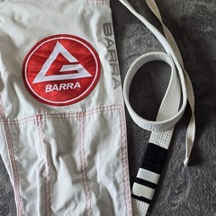 GRACIE BARRA JIU JITSU Gi Pants Adult SIZE A0 White Equipe Edition