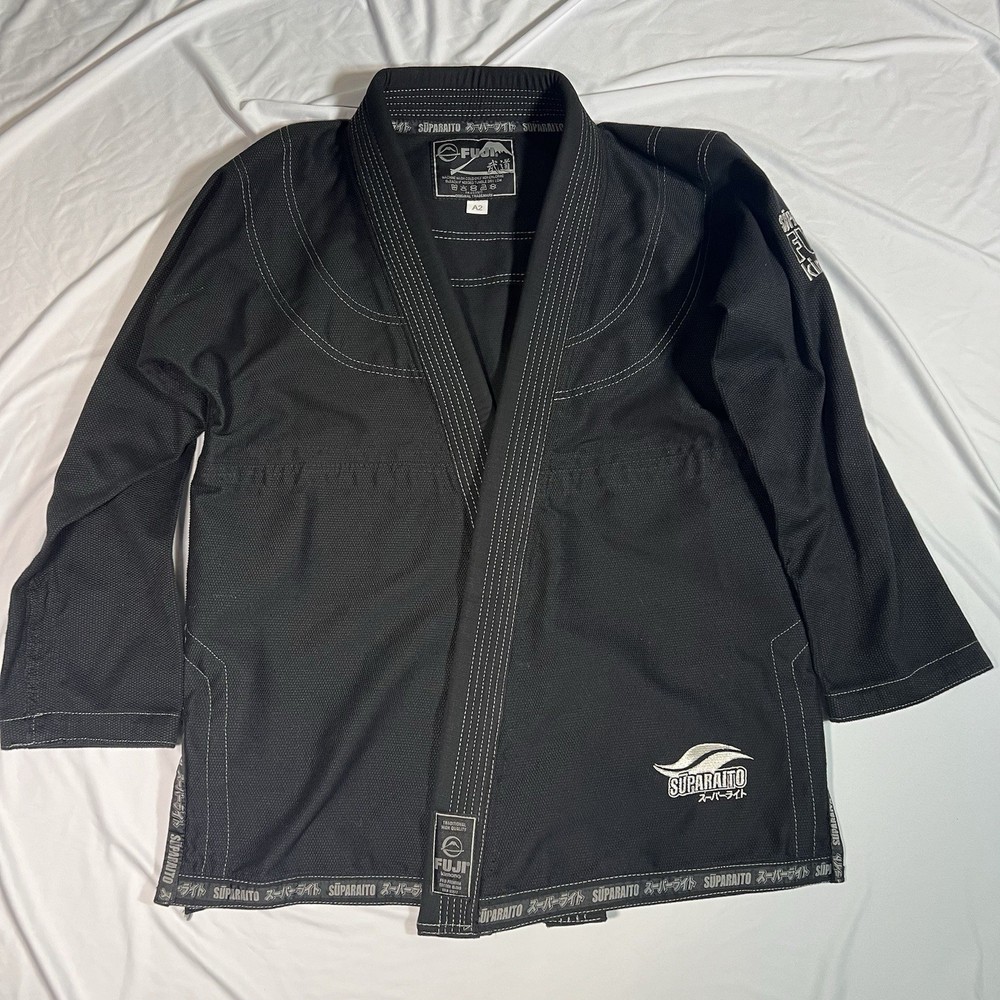 Suparaito Fuji Kimono Gi Jacket Adult A2 Black Jiu Jitsu MMA (Jacket Only)