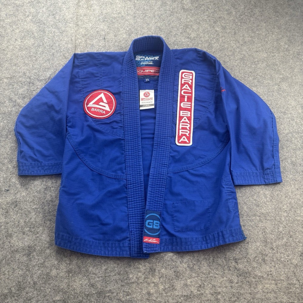 Gracie Barra Equipe GB Edition Youth Y3 Kimono Top Bjj Blue Training