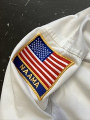 NAAMA Michigan Karate Dragon Karategi Gi Patch Top Shirt Uniform White Size 1