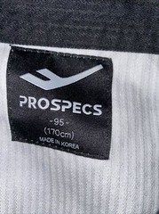 Pro-Specs Taekwondo Jacket Shirt WTF Dobok White Sz 3 (L) 170
