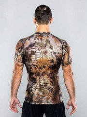 Fuji Kryptek Collab MMA BJJ Jiu Jitsu ShortSleeve Short SS Rashguard Highlander