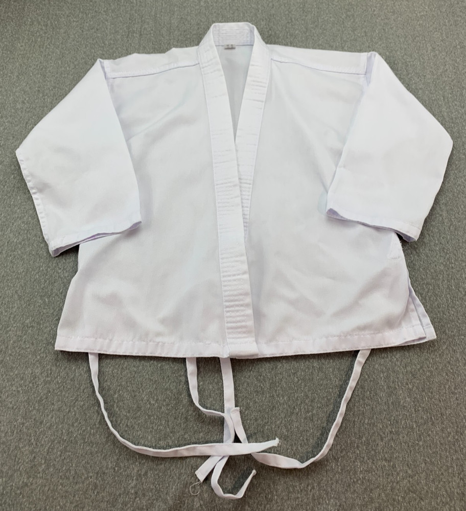Martial Art Karate 7.5 oz Jacket Only Gi Uniform Light Weight sz 00 Childs White