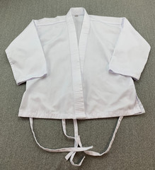 Martial Art Karate 7.5 oz Jacket Only Gi Uniform Light Weight sz 00 Childs White
