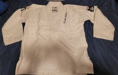 Inverted Gear Comp Heavy BJJ Jiu-Jitsu Gi Set White A4 (Jacket & Pants)