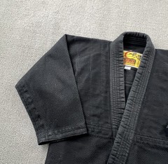Fuji Gi Top Childrens Size C1 Black BJJ Jiujitsu Grappling Kids Youth Active