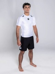 Fuji Baseline 2.0 IBJJF Ranked BJJ Jiu Jitsu ShortSleeve SS Rashguard – White