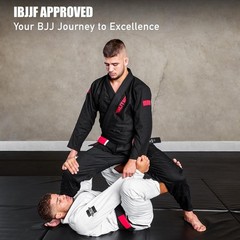 BJJ GI for Men IBJJF Kimono BJJ Jiujitsu GIS W/Preshrunk Fabric & Free Belt S…