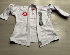 Gracie Barra Equipe GB1 Pro BJJ Gi White A3 Competition Legal Jiu Jitsu Kimono