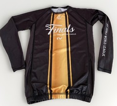 Jiu Jitsu World League Finals Rash Guard Shirt Long Sleeve Black Gold Small
