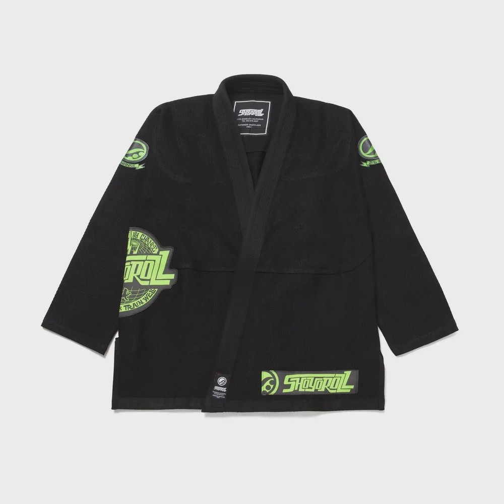 Shoyoroll 95 Competitor Black BJJ Gi Kimono: Jiujitsu Uniform Set