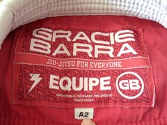 Limited PEGADA LEGACY Gi Gracie Barra A2 Jacket Equipe White Kimono