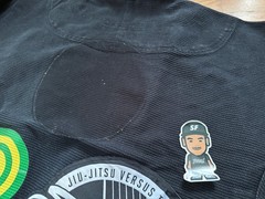 2014 SHOYOROLL ALBINO & PRETO COMP STANDARD BATCH 30 GI JIU JITSU BJJ BLACK A3H