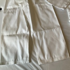Century Student Uniform Kids Size 00 4-6 White Belt Karate Martial Arts 6 Oz