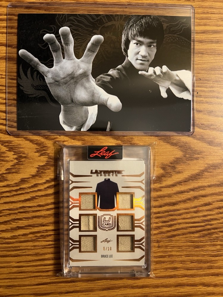 BRUCE LEE LEAF ULTIMATE SPORT 2024 L/E#5 /10 USED WORN 6-PCE WARDROBE RELIC