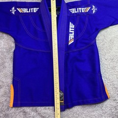 Elite Sports Gi Blue BJJ Ju Jitsu MMA Indoors Embrace The Pain Size C00 Youth