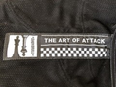 Shoyoroll Batch #37 Black Human Chess BJJ Gi MMA Brazilian Jiu Jitsu Kimono