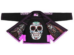 Raven Fightwear Women’s La Calavera Catrina Brazilian Jiu Jitsu Premium BJJ Gi