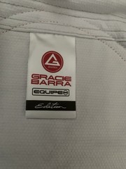 GRACIE BARRA Equipe GB STORM Jiu Jitsu For Everyone Gi White Adult Size A1