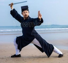 Wudang Taoist Suit Kung Fu Tai Chi Uniform Wushu Wing Chun Unisex Robe or Pants