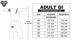 UNDERDOG MMA Brazilian Jiujitsu Gi BLACK or WHITE