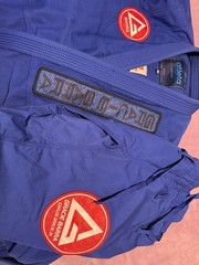 Gracie Barra Atleta Competition Kimono BJJ Jiu-Jitsu Gi Blue Adult Unisex A3