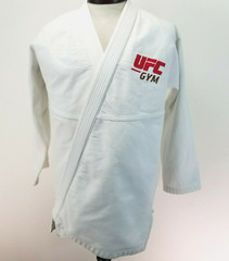 UFC Gym Brazilian Jiu Jitsu White Martial Art MMA Karate GI Unisex Adult M EUC *