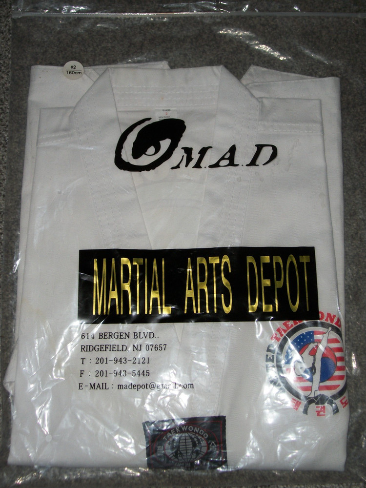 MARTIAL ARTS TAE KWON DO Uniform TOP ONLY Size #2 (160 cm) BRAND NEW!!!