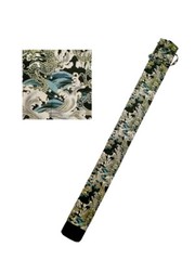 Golden Dragon-Cotton Shinai Bag for 3 shinais with shoulder strap 100%cotton
