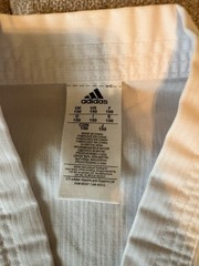 Adidas Taekwondo Uniforms Size 1 – Pre Owned Good condition.