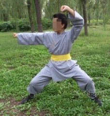 KIDS&adult cotton Shaolin monk suit kung fu martial arts uniforms wushu clothing