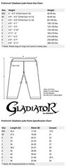 ProForce Gladiator Judo Pants Separates WHITE
