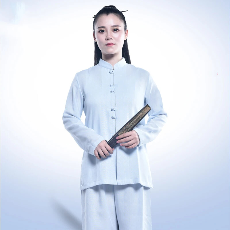 Tai Chi Clothing Linen Cotton Breathable Martial Arts Performance Clothes