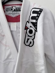 Storm Kimonos A3 White BJJ Gi Brazilian Jiu Jitsu Uniform Jacket Pants Adult