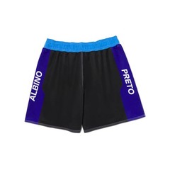A&P ALBINO & PRETO BBBW LS RASHGUARD & Training Fitted Shorts Bjj No Gi Grappler