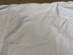 Vtg MAP Martial Arts Karate Suit Sz 5 Fabric Top White Shirt NO BELT