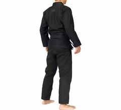 Fuji Sports All Around Mens Brazilian Jiu Jitsu Gi Jiu-Jitsu BJJ Black on Black