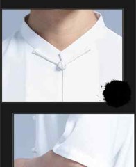 Summer Kung Fu Shirts Wing Chun Sport Tops Martial Arts Taichi Uniform White