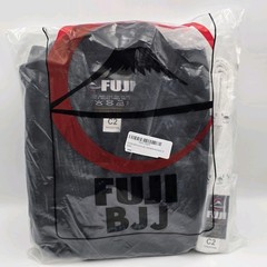 FUJI Kids All-Around Brazilian Style Jiu Jitsu Uniform w/C0-Sized White Belt C2