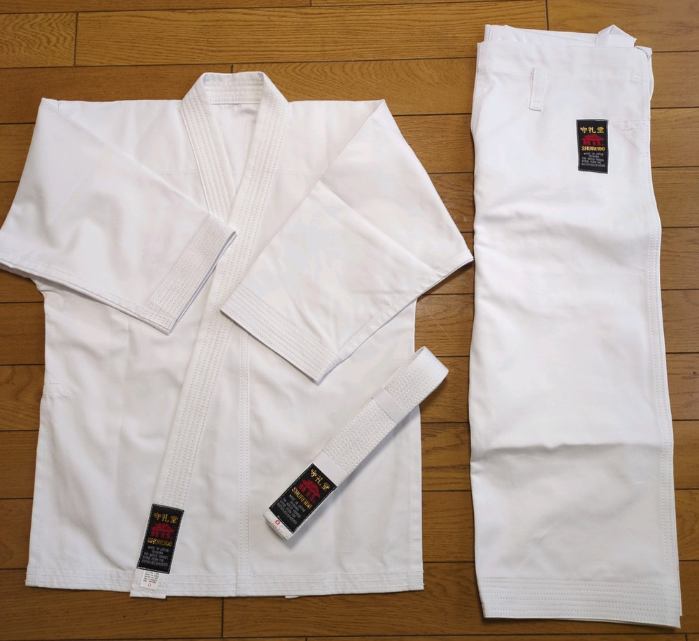 Shureido K-9 Karate Gi Heavyweight Uniform Set Made in Japan Okinawa Brand